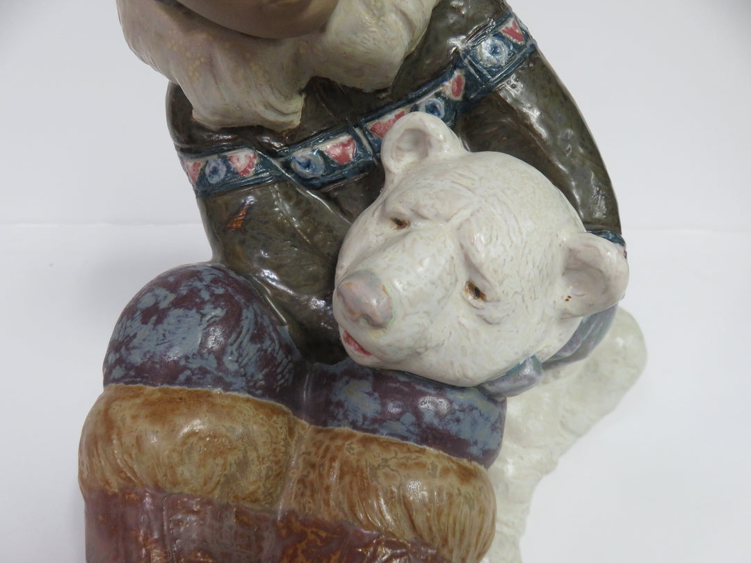 Lladró "Eskimo Playing" Figurine