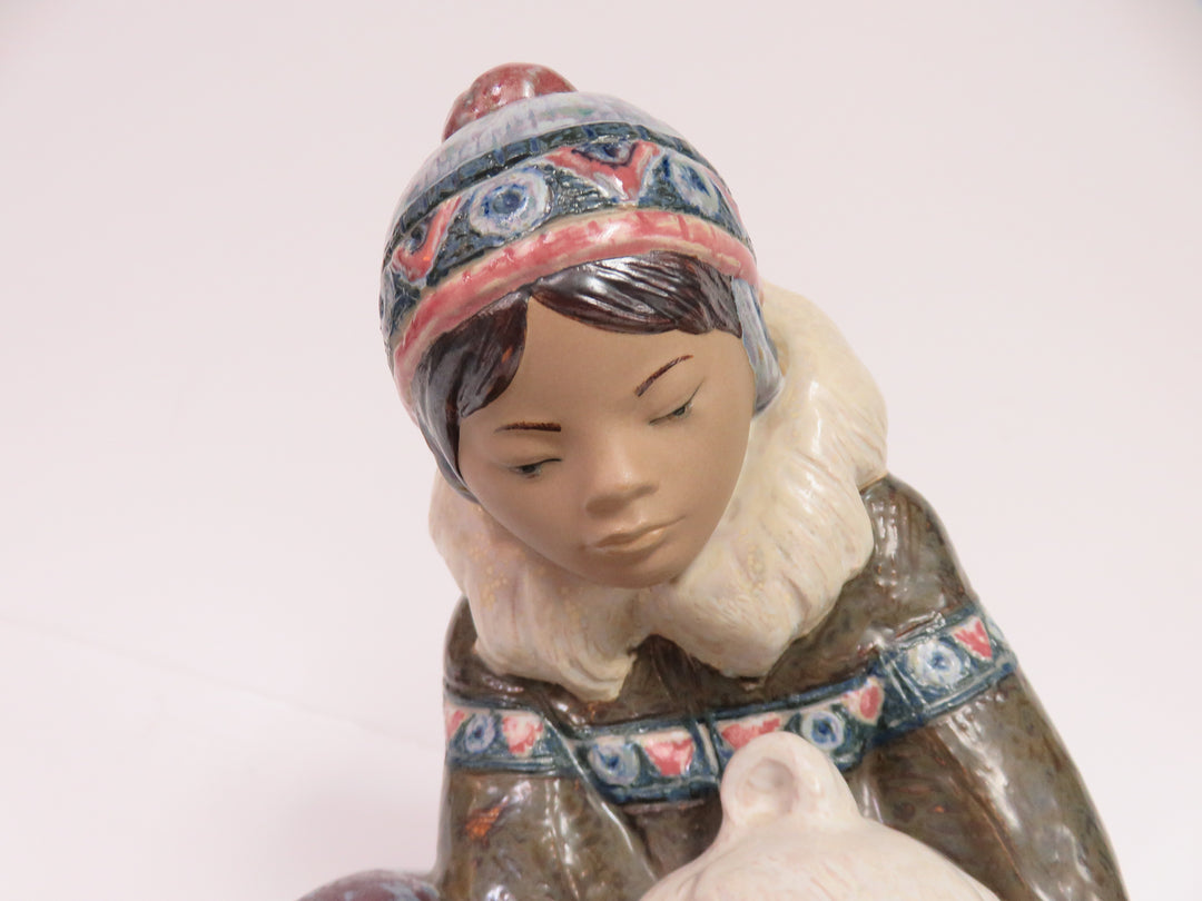 Lladró "Eskimo Playing" Figurine