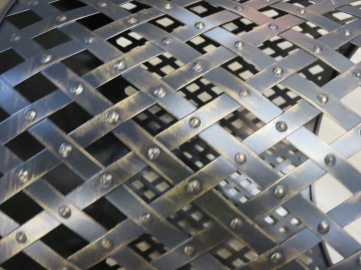 Metal Drum End Table