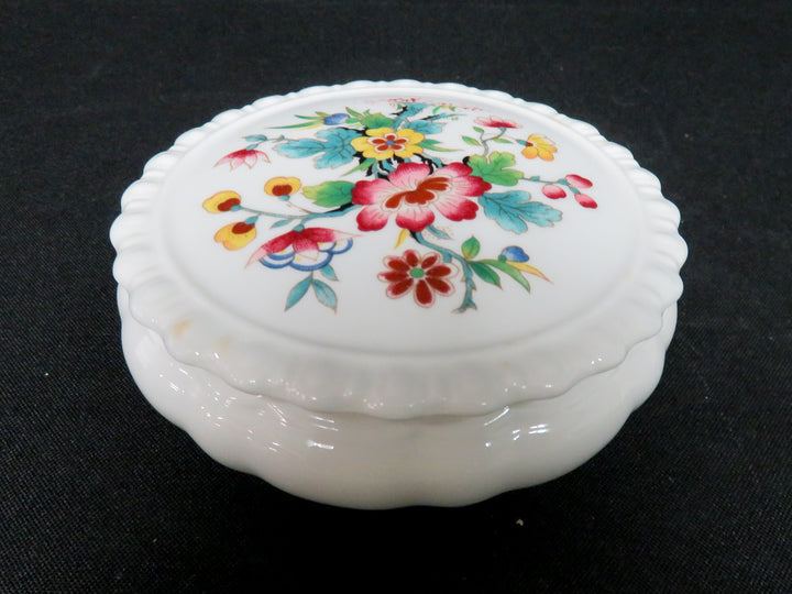 Coalport Ming Rose Trinket Box