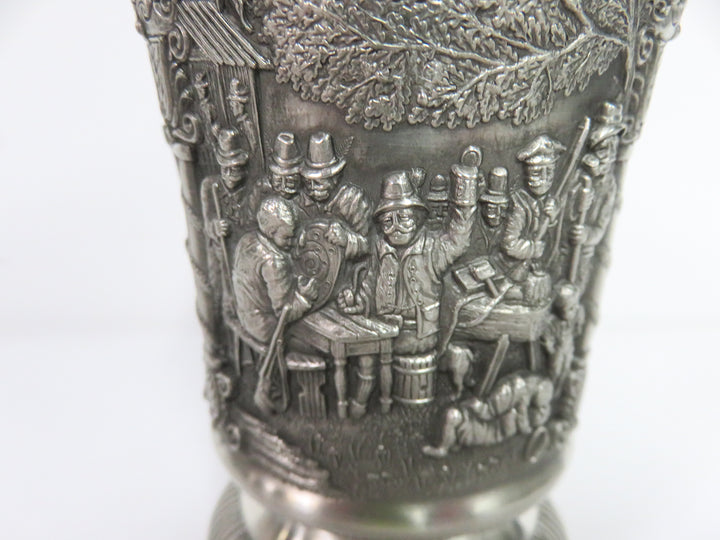 German Pewter Life Tumbler