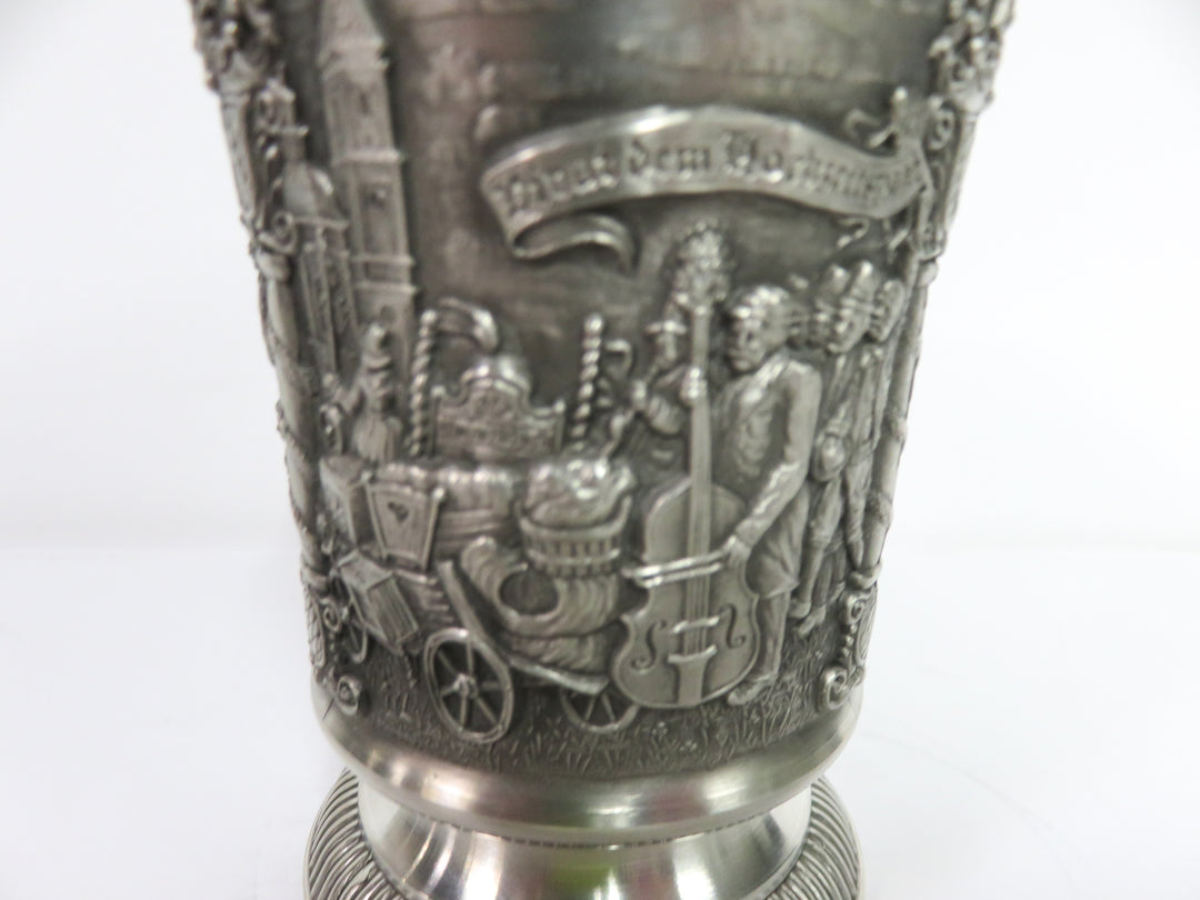 German Pewter Life Tumbler