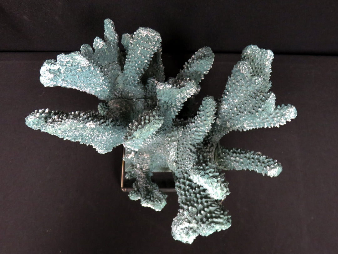 Teal Faux Coral