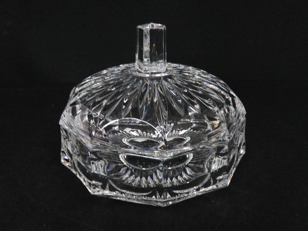 Lidded Crystal Nut Dish