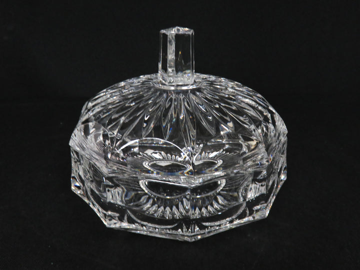 Lidded Crystal Nut Dish