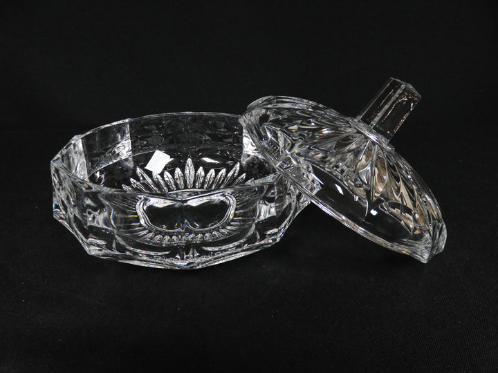 Lidded Crystal Nut Dish