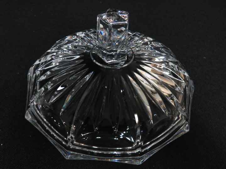 Lidded Crystal Nut Dish