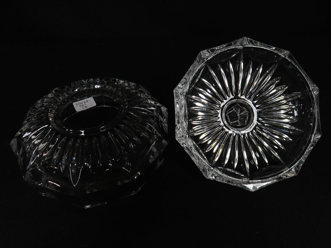 Lidded Crystal Nut Dish