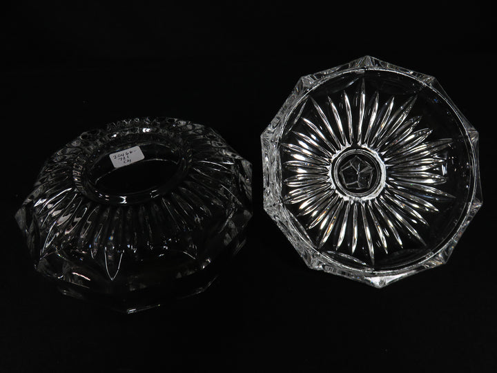 Lidded Crystal Nut Dish