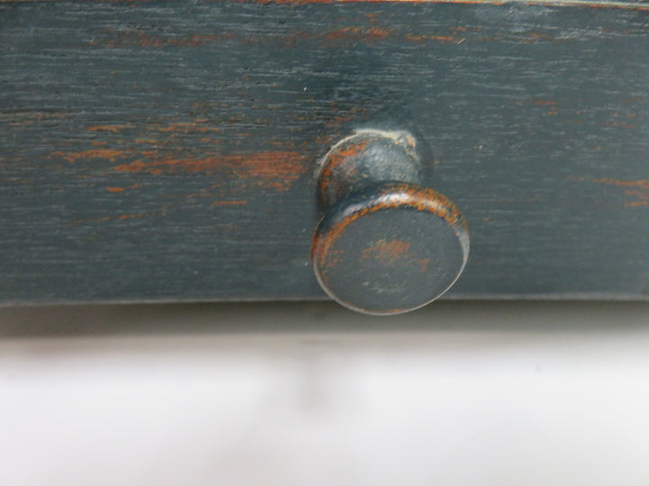 Distressed Blue Display Case