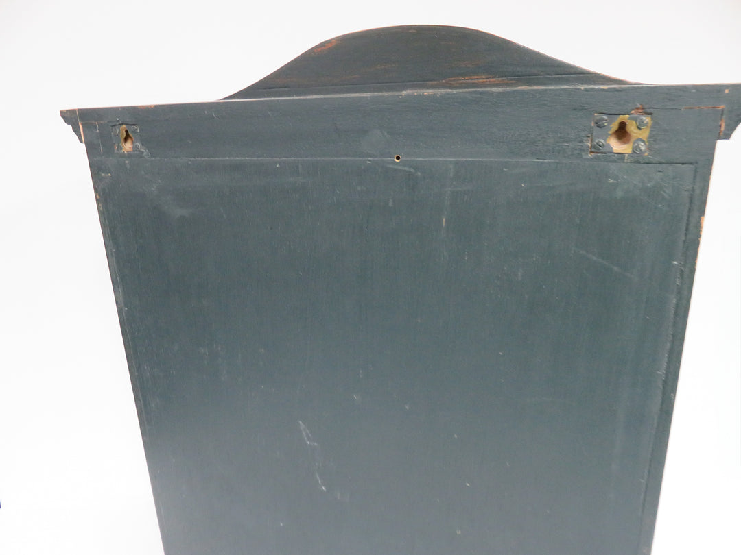 Distressed Blue Display Case