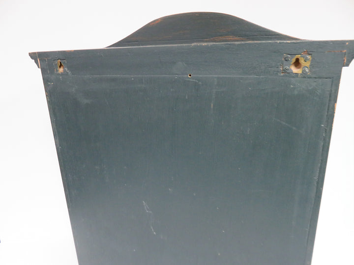 Distressed Blue Display Case