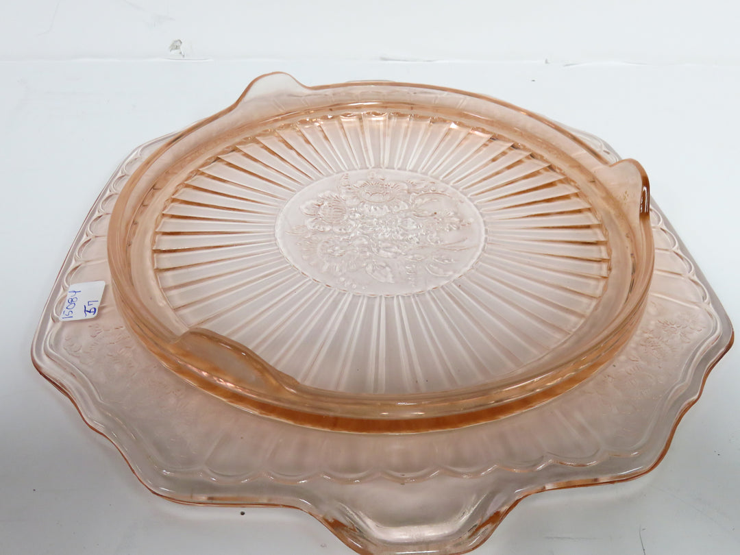 Anchor Hocking Cake Plate