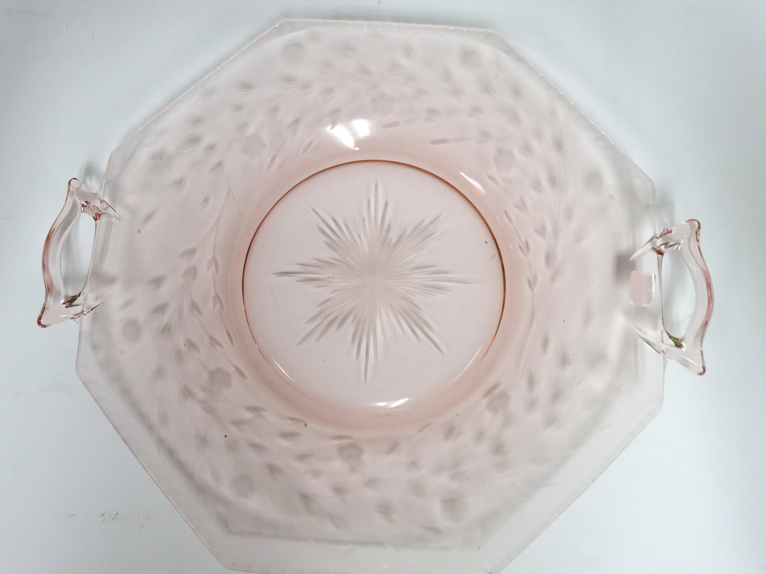 Depression Glass Octagonal Plate