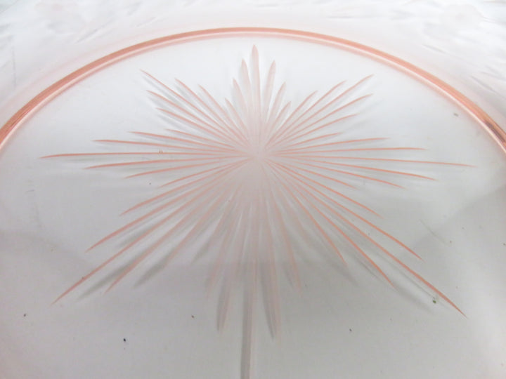 Depression Glass Octagonal Plate