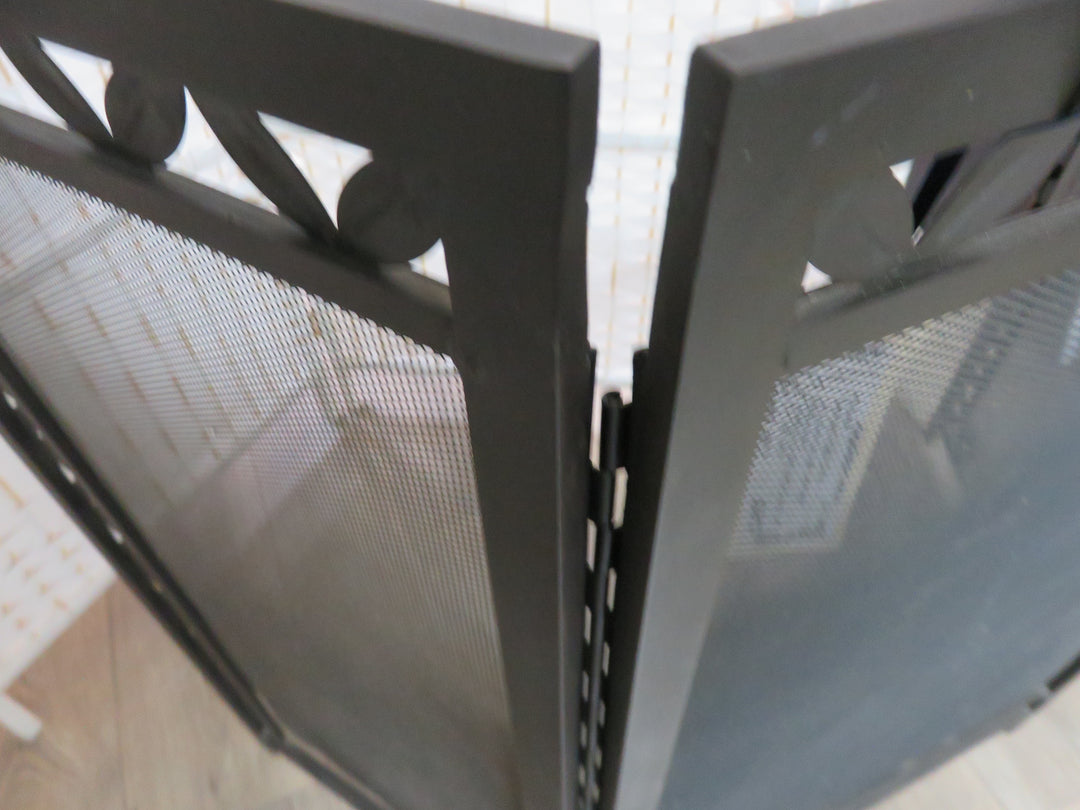 Three-Panel Fireplace Screen