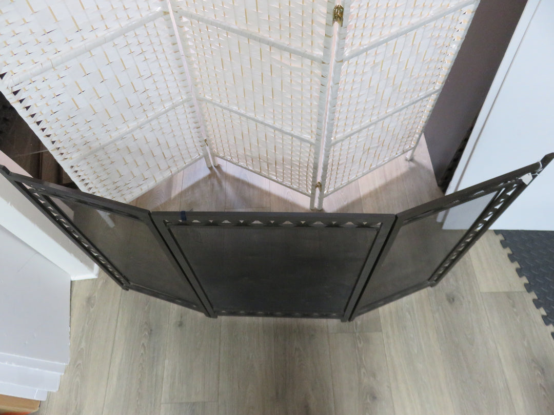 Three-Panel Fireplace Screen
