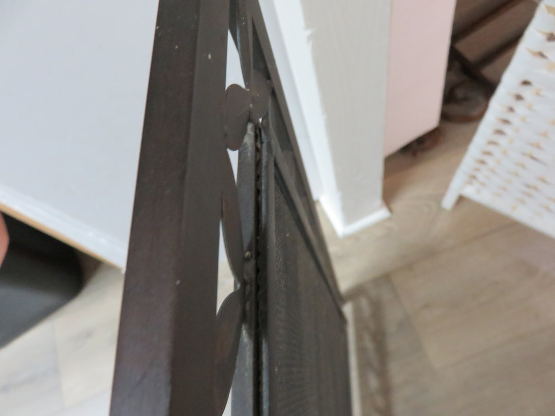 Three-Panel Fireplace Screen