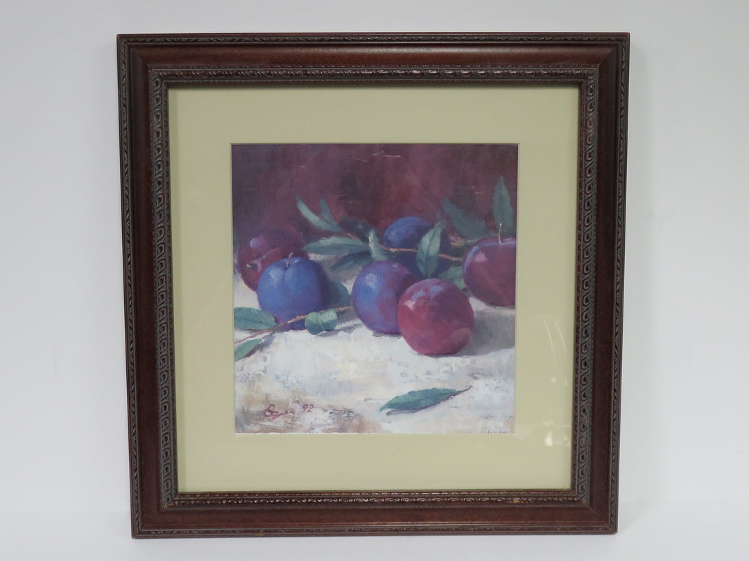 Still Life with Plums