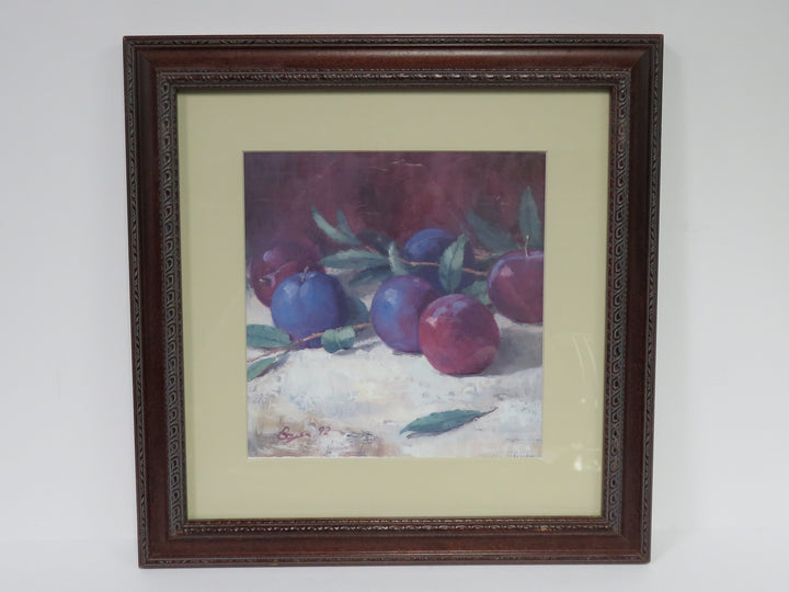 Still Life with Plums