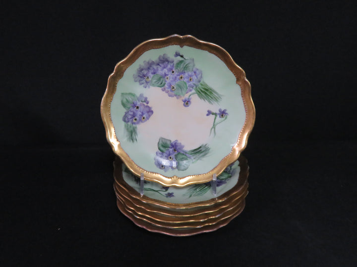 O&EG Floral Dessert Plates