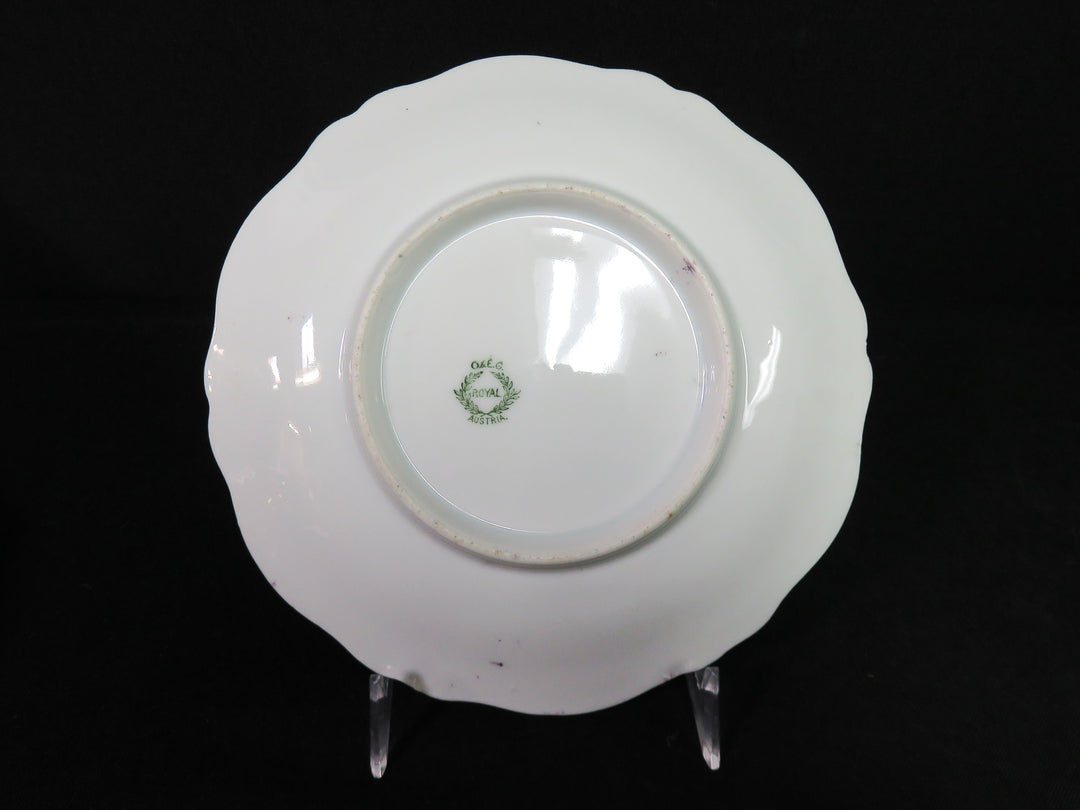O&EG Floral Dessert Plates