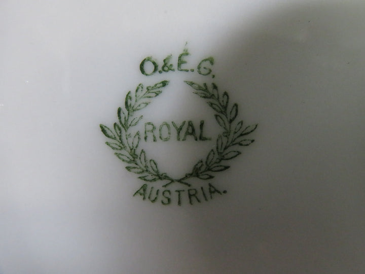 O&EG Floral Dessert Plates