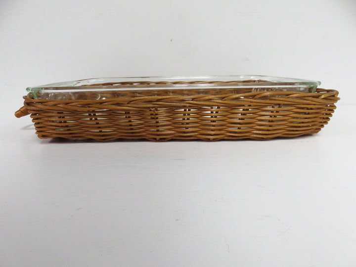 Pyrex Casserole with Basket