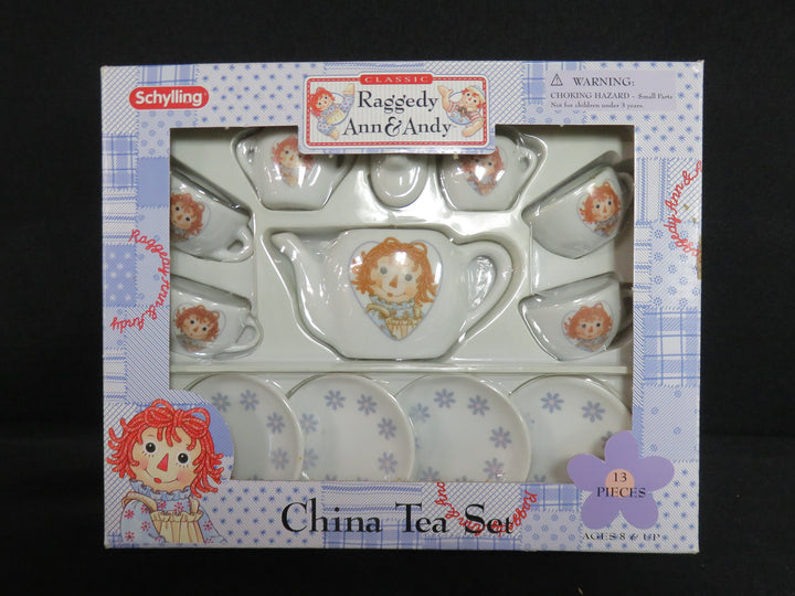 Raggedy Ann & Andy Child's Tea Set