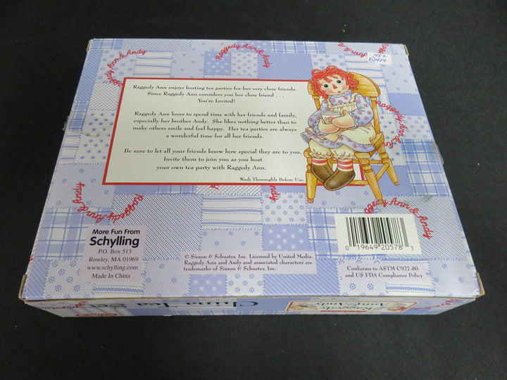 Raggedy Ann & Andy Child's Tea Set