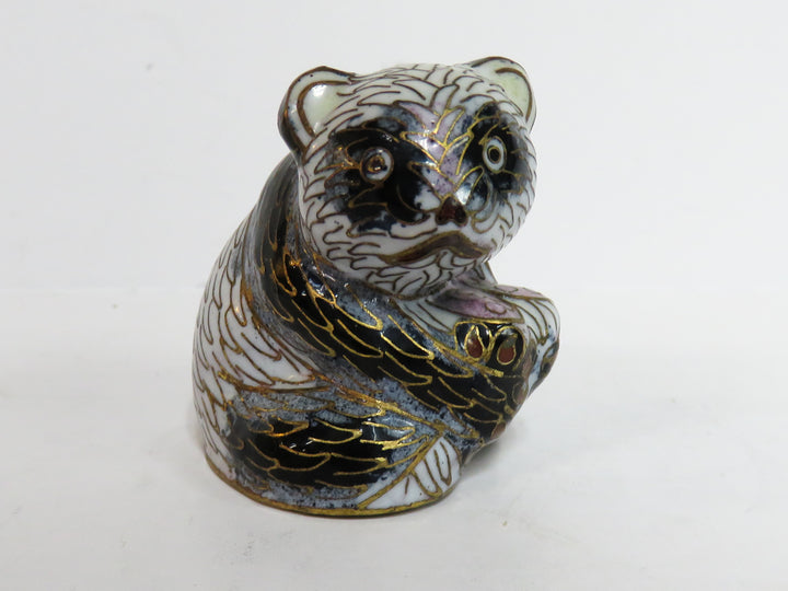 Vintage Cloisonne Panda Bear