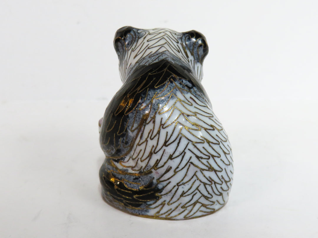 Vintage Cloisonne Panda Bear