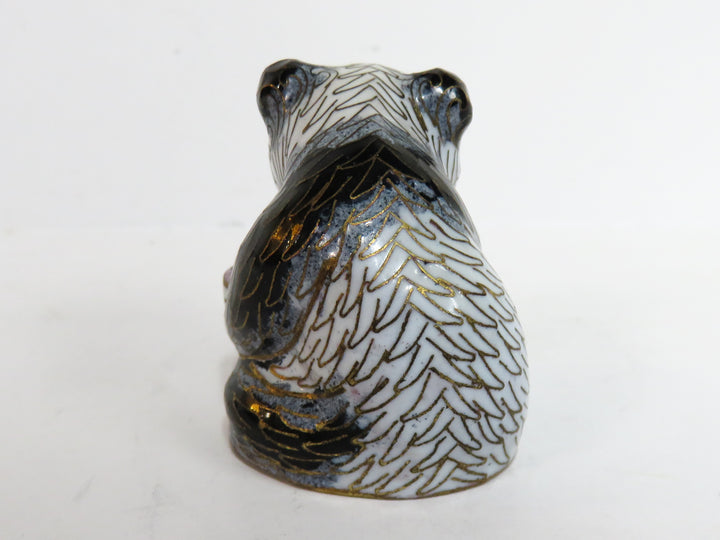 Vintage Cloisonne Panda Bear