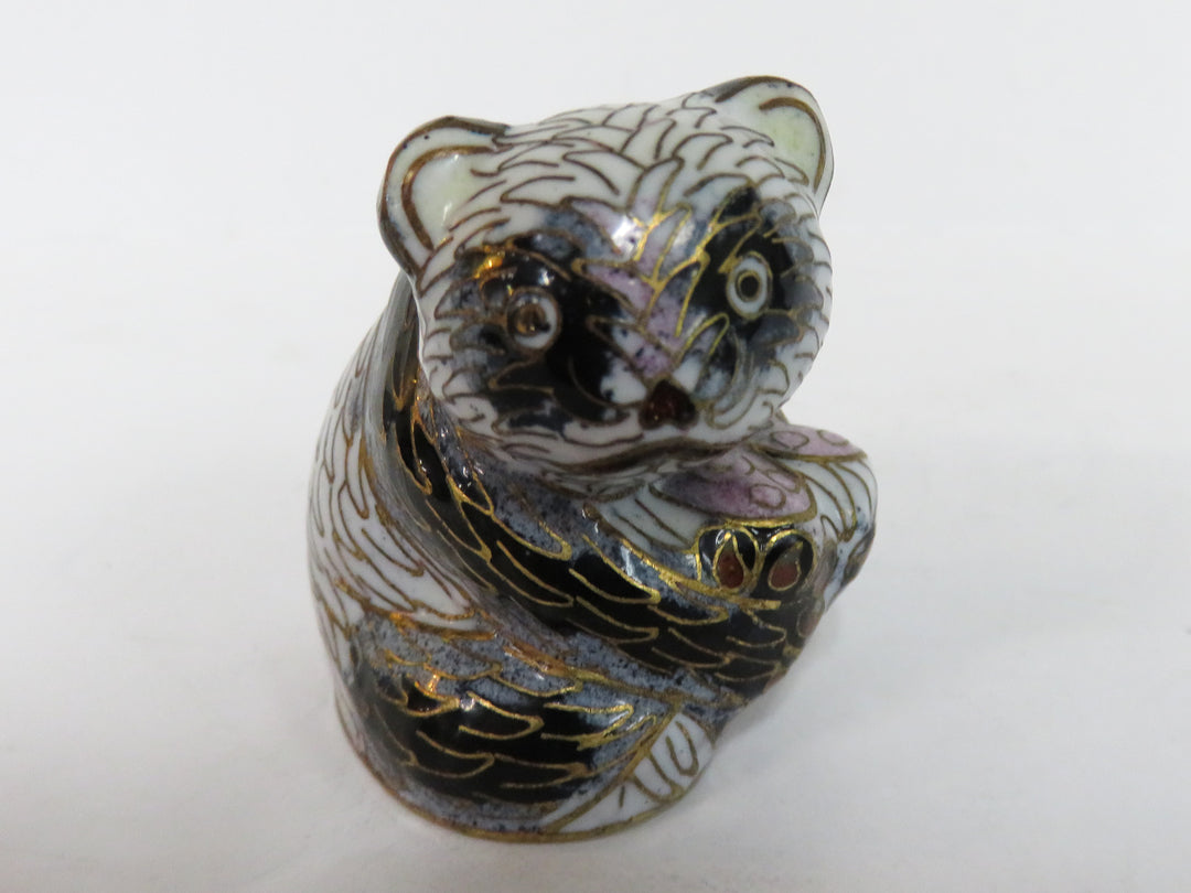 Vintage Cloisonne Panda Bear