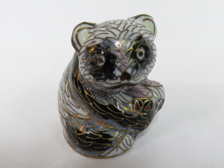 Vintage Cloisonne Panda Bear