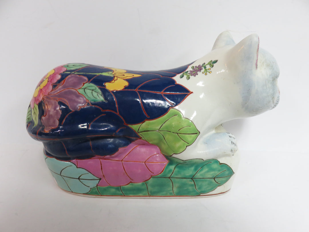 Vintage Chinese Cat Headrest