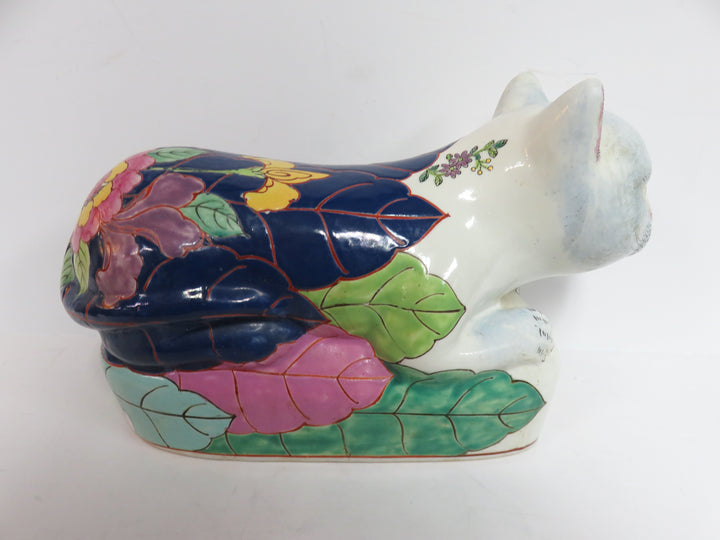 Vintage Chinese Cat Headrest