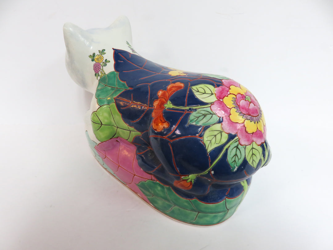 Vintage Chinese Cat Headrest