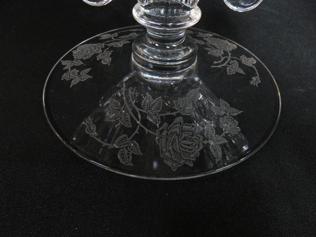 Pair Double Arm Candleholders