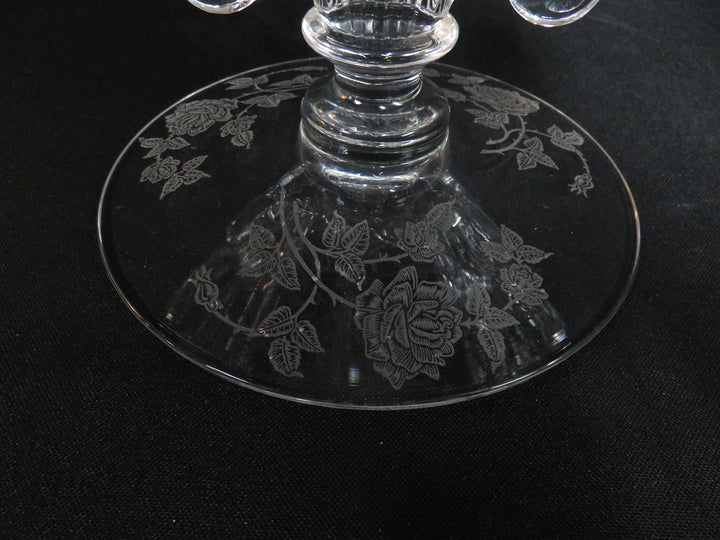 Pair Double Arm Candleholders