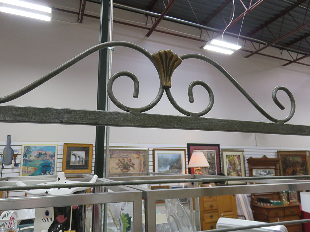 Gray Metal Baker's Rack