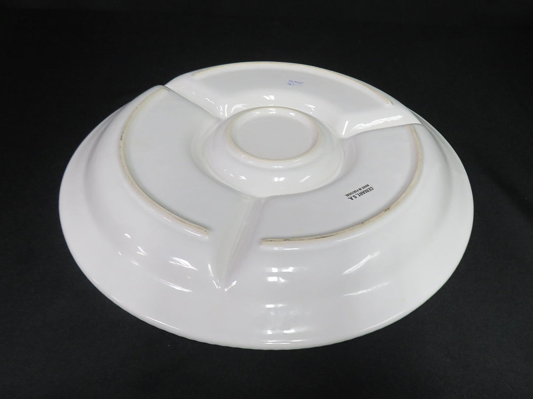 Round Divided Dish