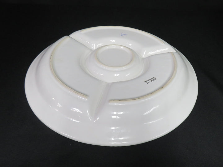 Round Divided Dish
