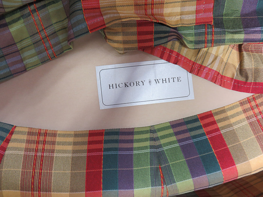 Hickory & White Chair and Ottoman