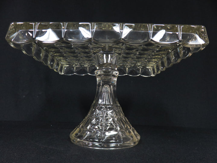 Indiana Glass Square Cake Stand