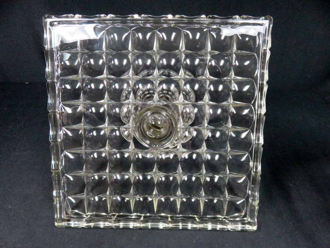 Indiana Glass Square Cake Stand