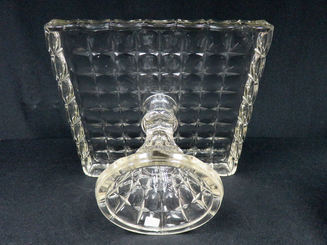 Indiana Glass Square Cake Stand