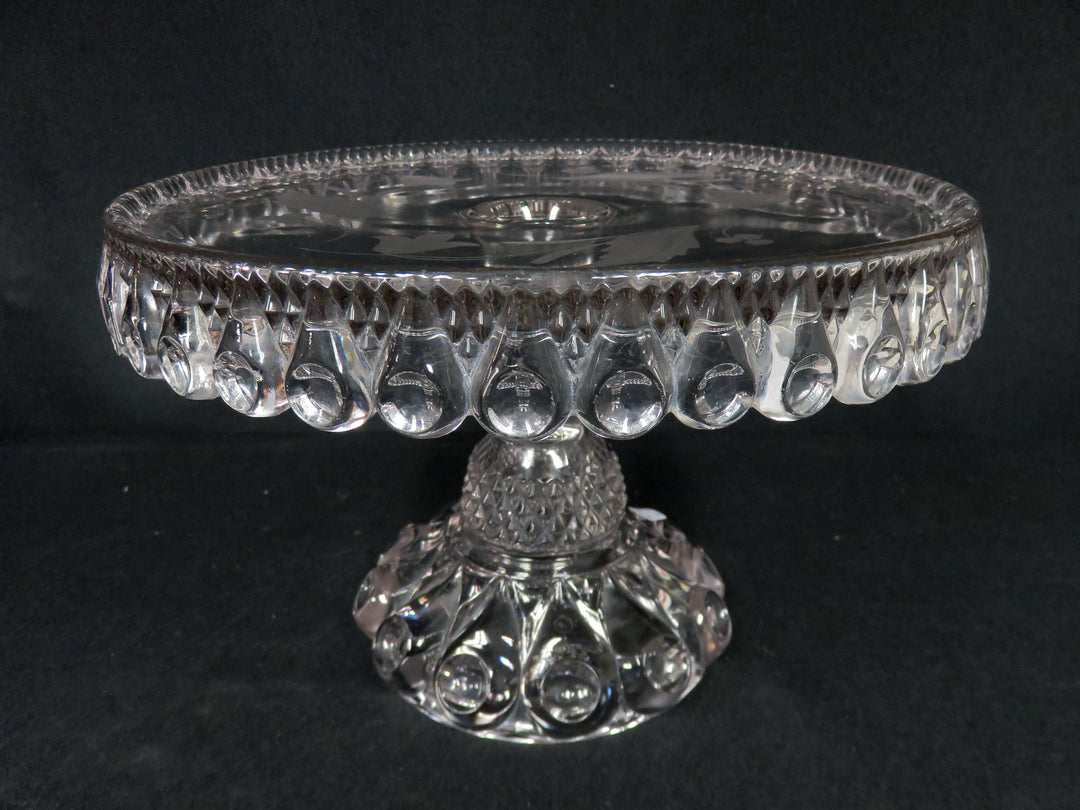 Antique Fostoria Cake Stand