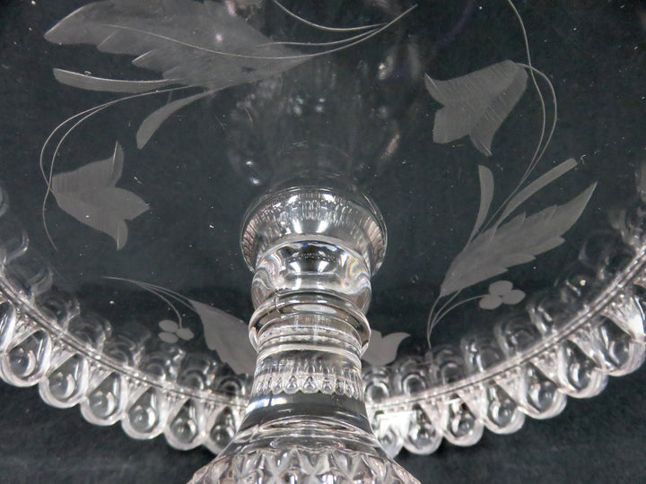 Antique Fostoria Cake Stand