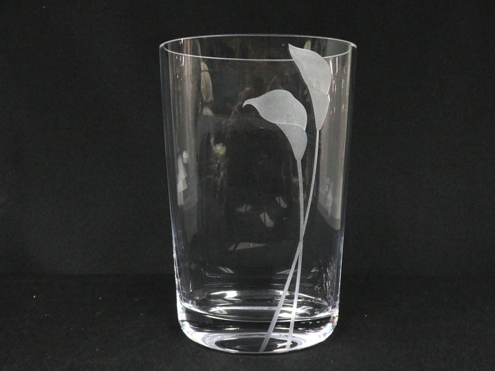 Oval Crystal Vase